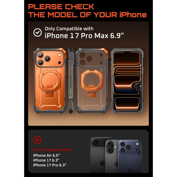 DesertGuard: MagSafe iPhone 17 Pro Max Case + Kickstand