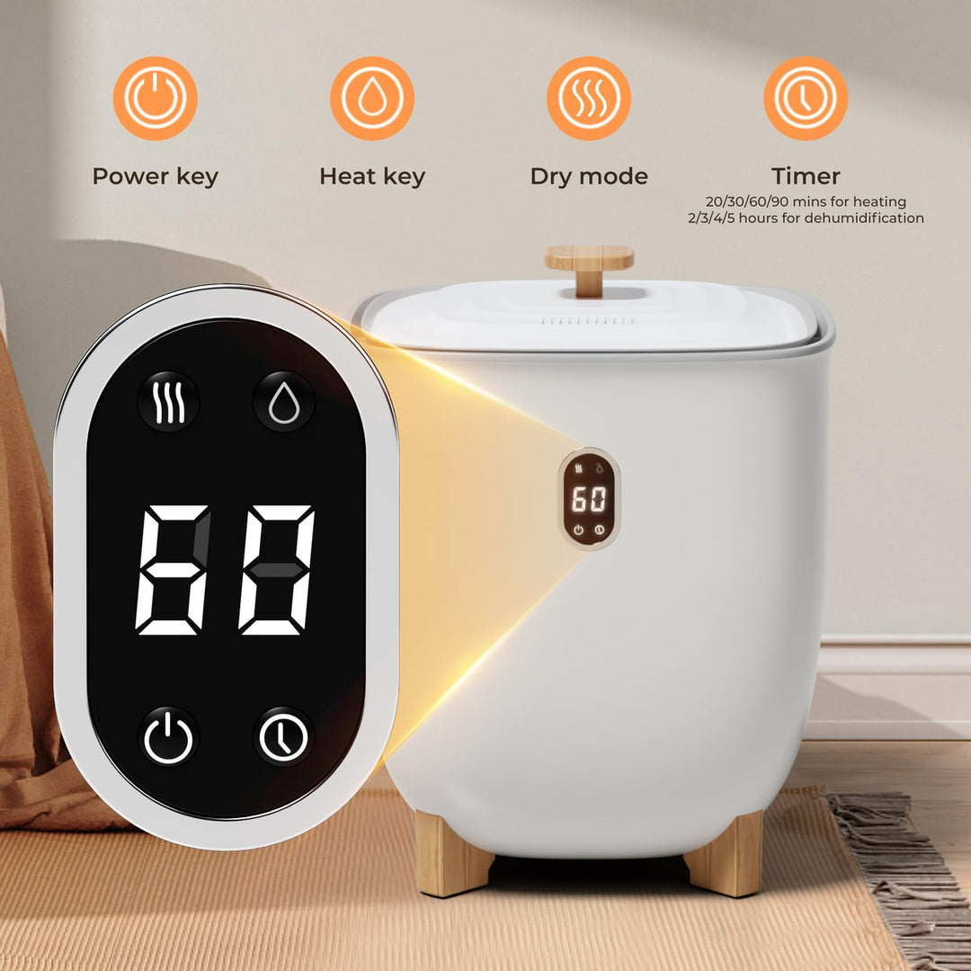 EUHOMY Luxe Towel Warmer Bucket & Fragrance Hub