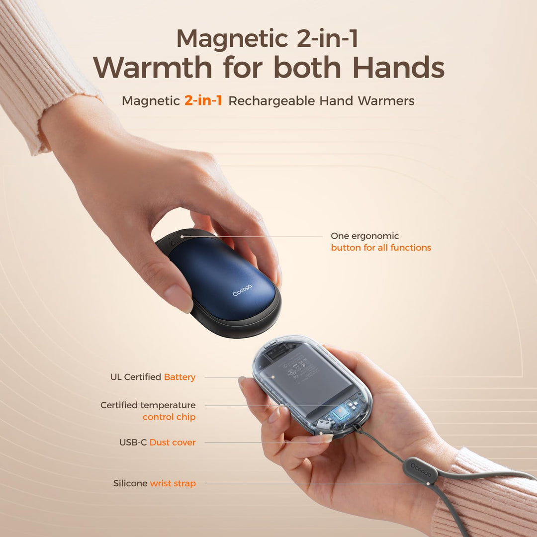 MagiHand Rechargeable Warmers - UL Certified