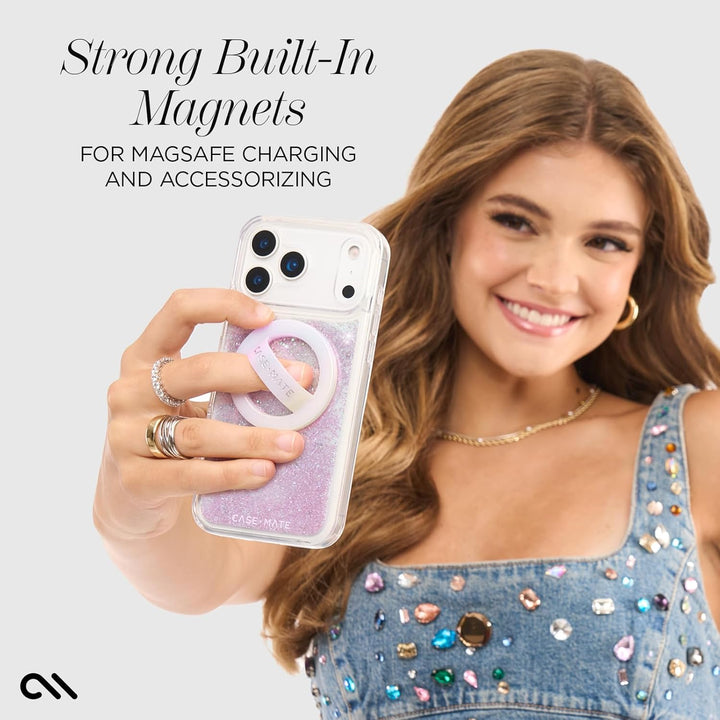 Gold Glitter MagSafe Case for iPhone 17 Pro Max, 12ft Drop