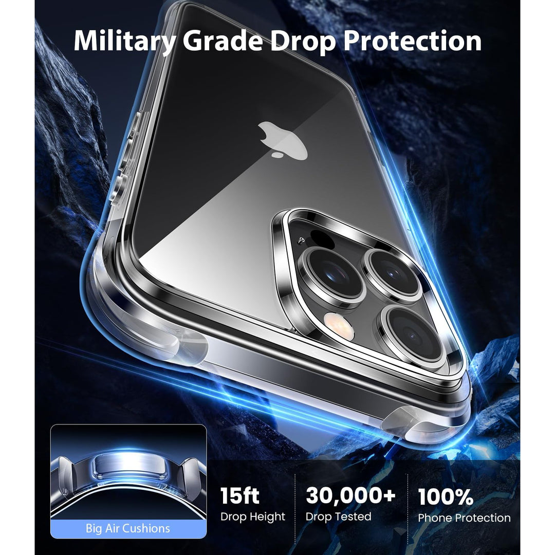 Mkeke Shield: Clear Military-Grade Case for iPhone 17