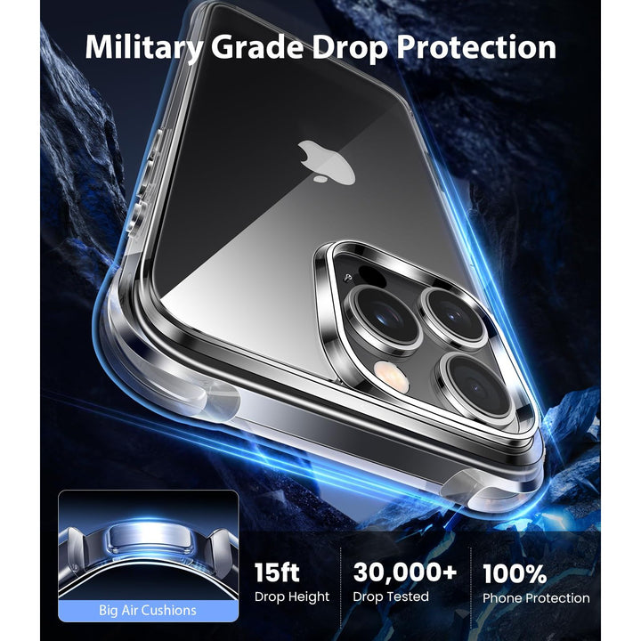Mkeke Shield: Clear Military-Grade Case for iPhone 17
