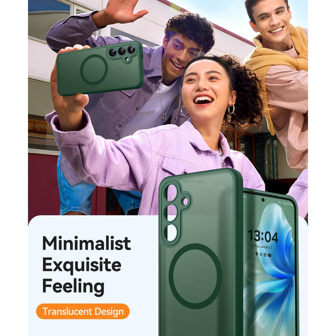 MagFlex Clear Case for Galaxy S25 Ultra with Kickstand - DOKUTRONIX