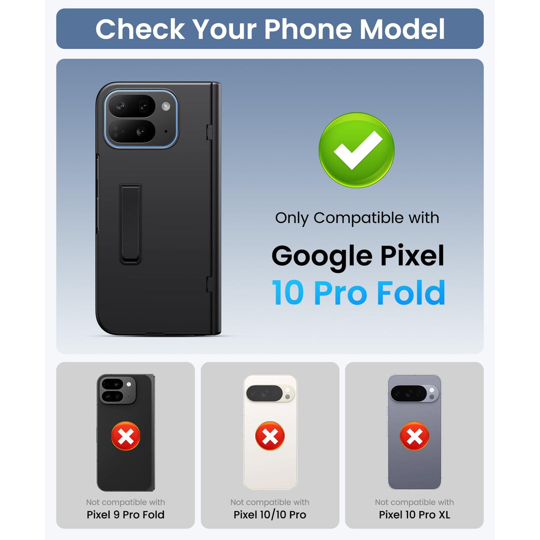 Pixel Pro Fold Case with Stand & Glass - DOKUTRONIX