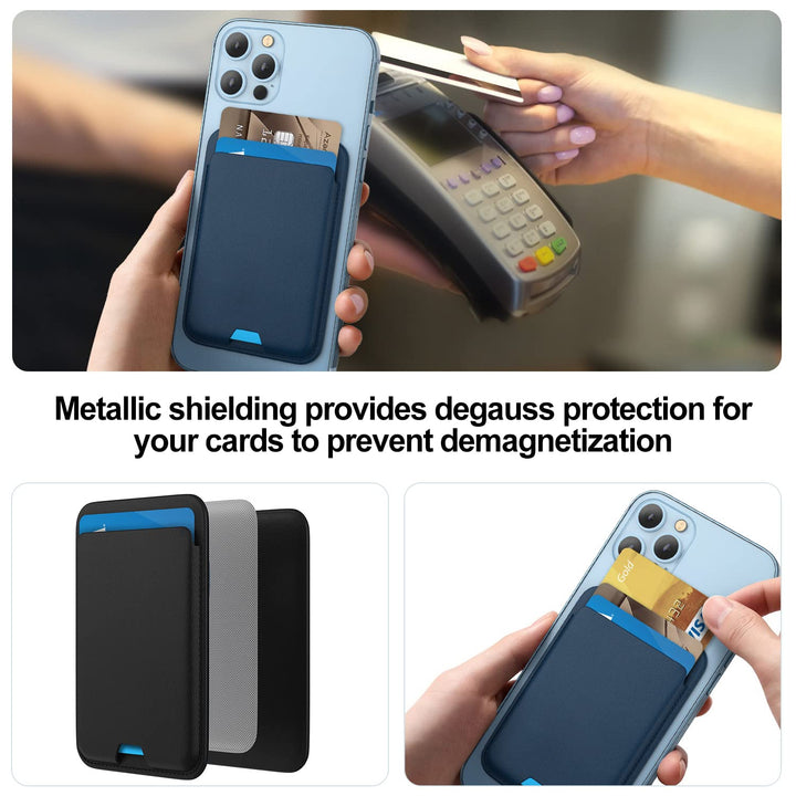 MagSafe Jet Wallet: Sleek Card Holder for iPhone - DOKUTRONIX