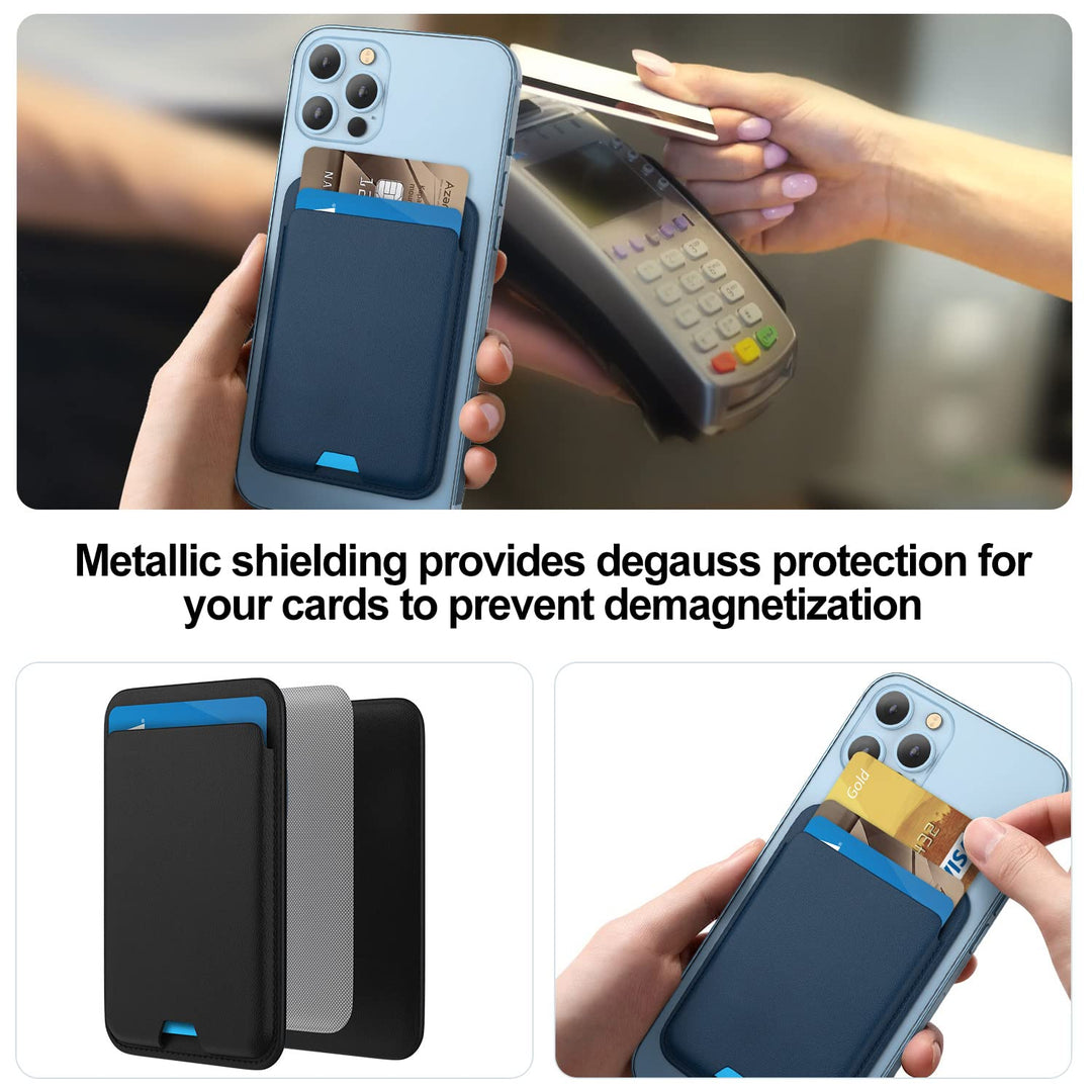MagSafe Jet Wallet: Sleek Card Holder for iPhone - DOKUTRONIX