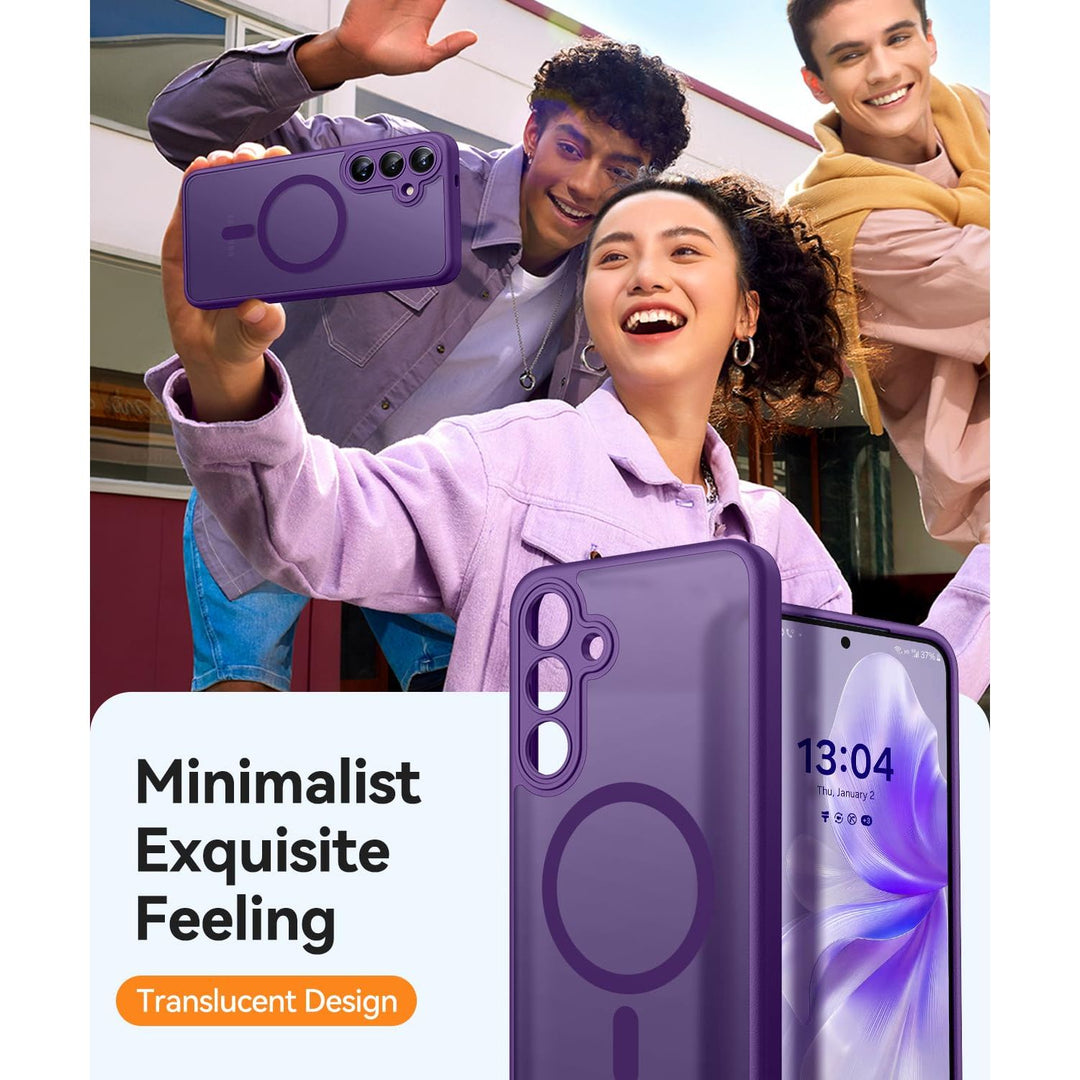 MagFlex Clear Case for Galaxy S25 Ultra with Kickstand - DOKUTRONIX