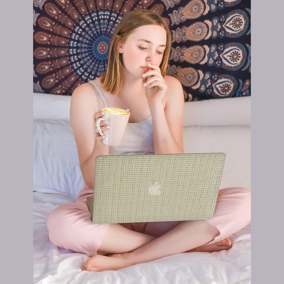 Seorsok Elegant Leather MacBook Air Case - Beige