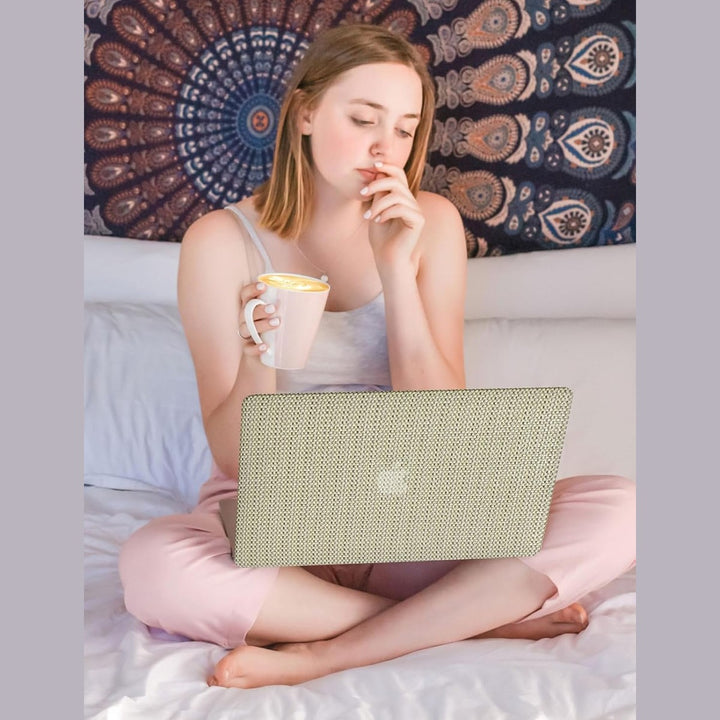 Seorsok Elegant Leather MacBook Air Case - Beige