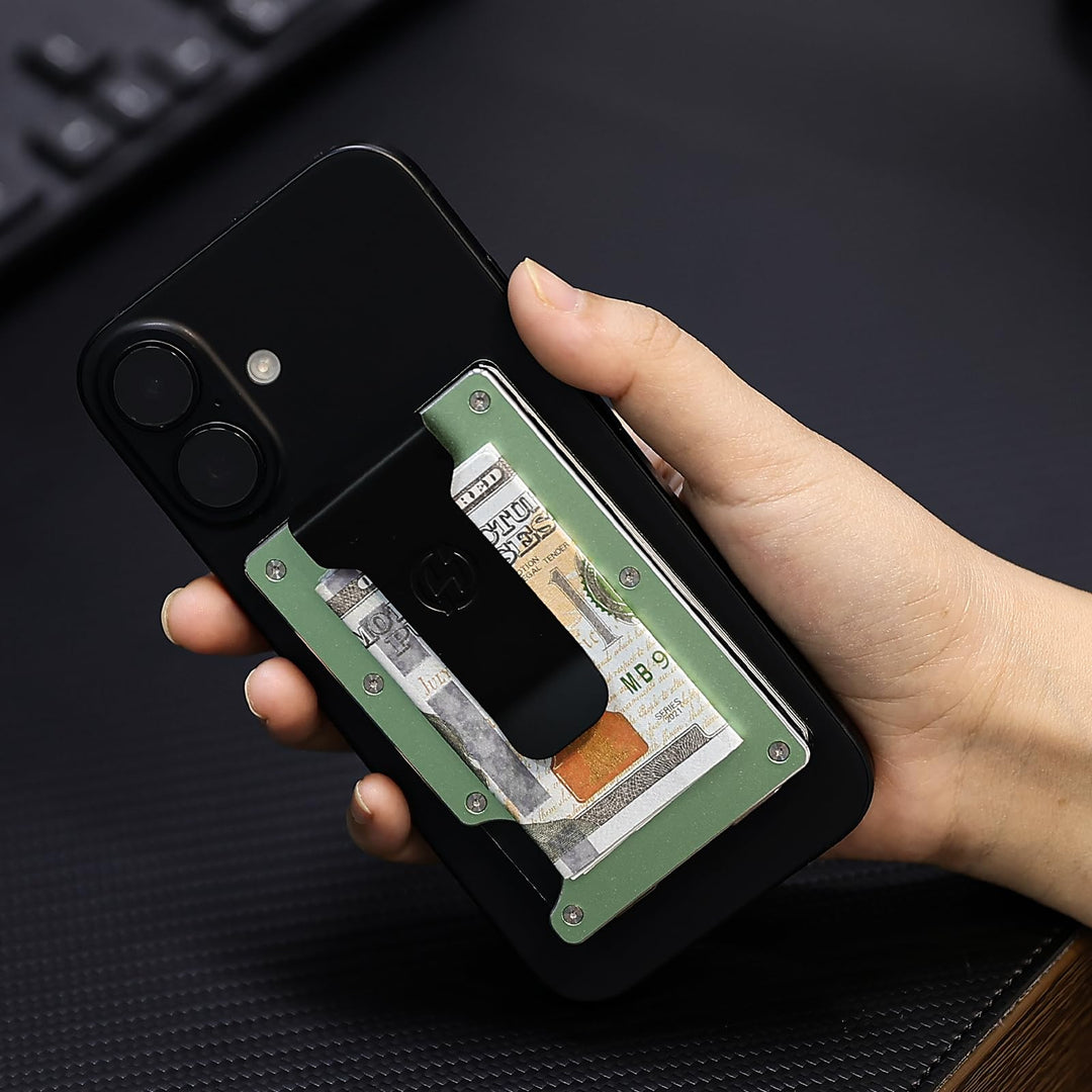 MagSafe Slim Wallet: RFID Metal Card Holder - DOKUTRONIX