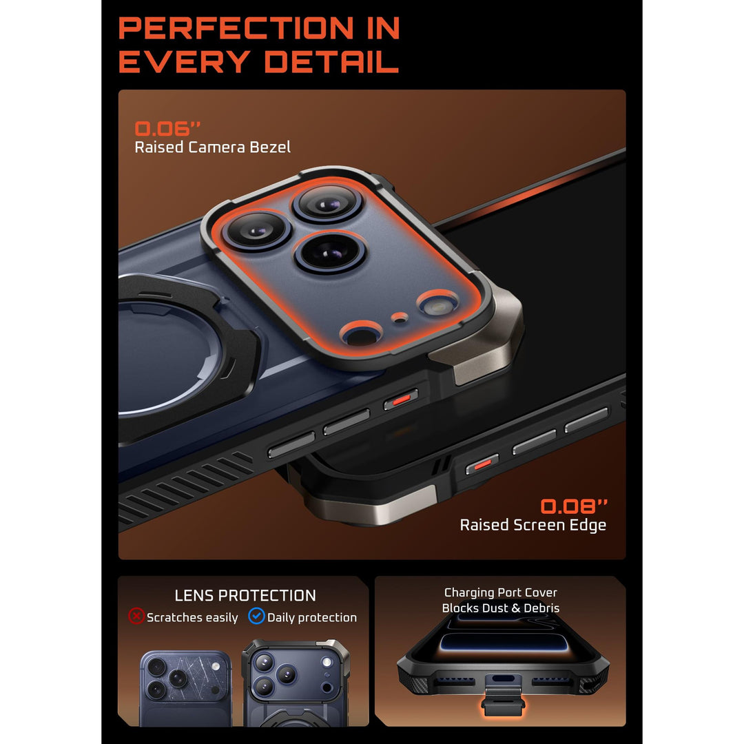 DesertGuard: MagSafe iPhone 17 Pro Max Case + Kickstand