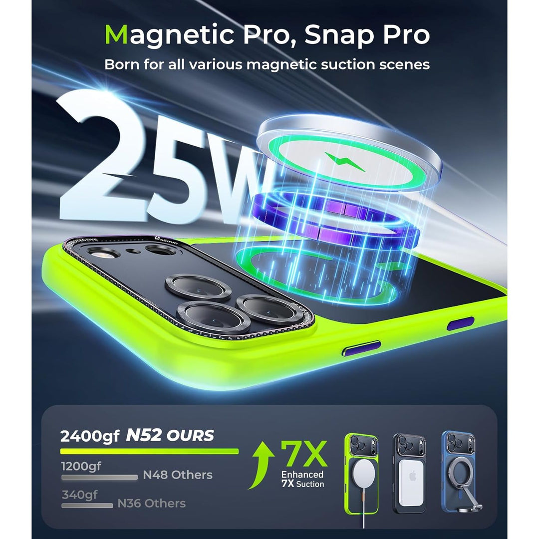 MagGrip Armor Case: iPhone 17 Pro Max - Orange