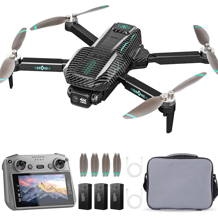 SkyVision 4K GPS FPV Drone - Smart & Foldable
