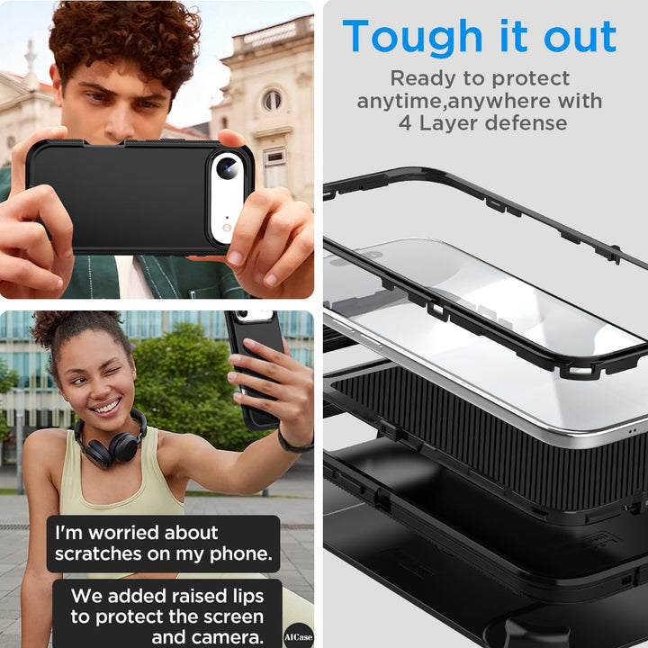 AICase Rugged Shield for iPhone 17 Pro Max