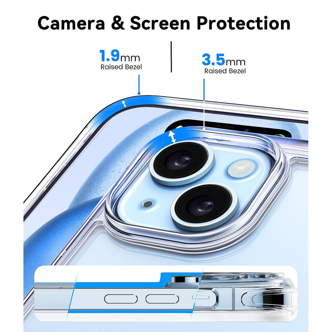 Mkeke Shield: Clear Military-Grade Case for iPhone 17