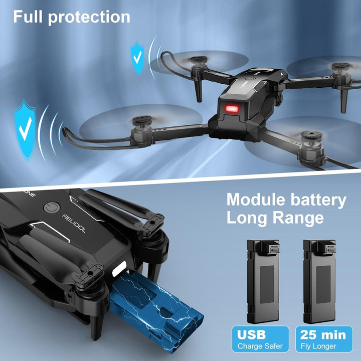 SkyMate 1080P Foldable Quadcopter with Gesture Control