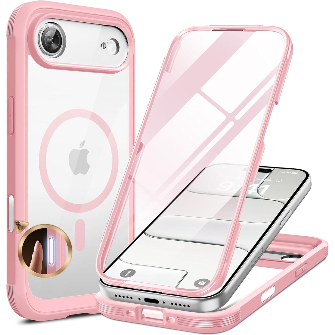 Miracase MagSafe Armor Case for iPhone 17 Pro Max Orange