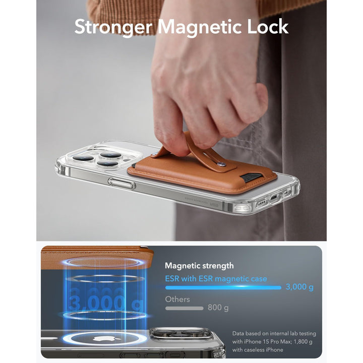 ESR MagSafe Slim Wallet - 5-Card RFID Black - DOKUTRONIX