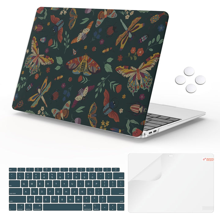 iLeadon Pink Floral MacBook Air 13 Case & Cover