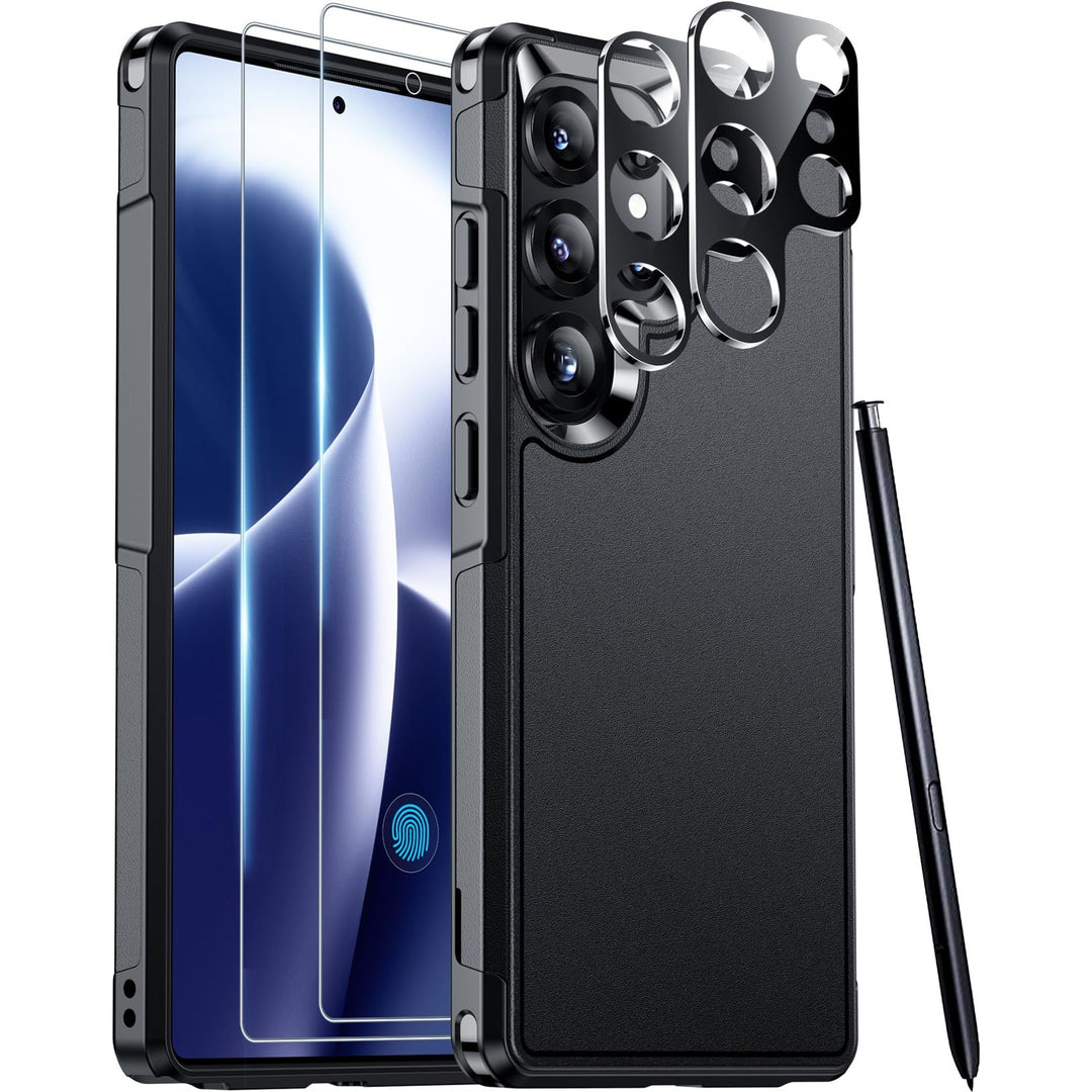 Red2Fire Designed for Samsung Galaxy A16 5G Case, [Military Grade Drop Protection] Non-Slip Heavy Duty Full Body Shockproof Protection Phone Case Galaxy A16 5G Case,Black - DOKUTRONIX