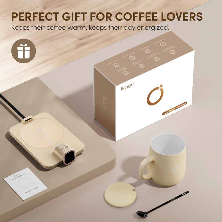 SmartTemp Coffee Mug Warmer Set - Black 15oz