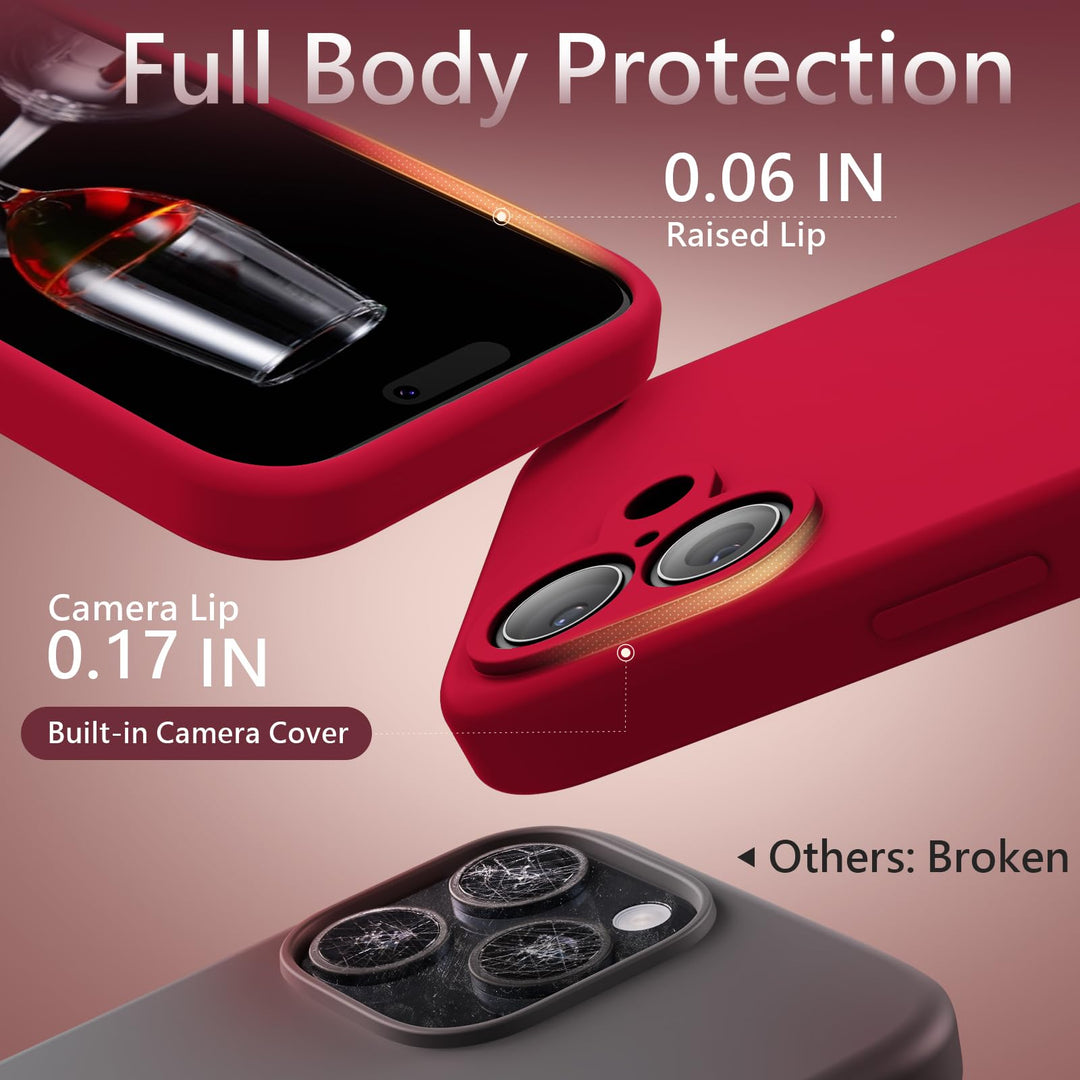 FireNova MagSafe Pro Max Case - Deep Red