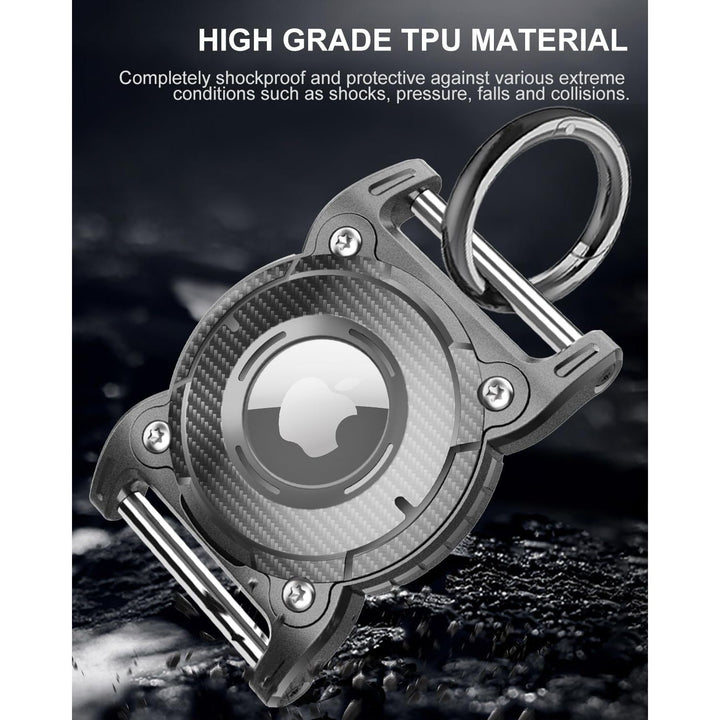 ONEONTA Waterproof AirTag Dog Collar Holder – TPU & Metal - DOKUTRONIX