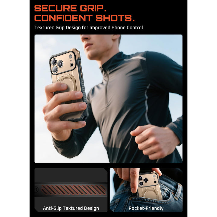 DesertGuard: MagSafe iPhone 17 Pro Max Case + Kickstand