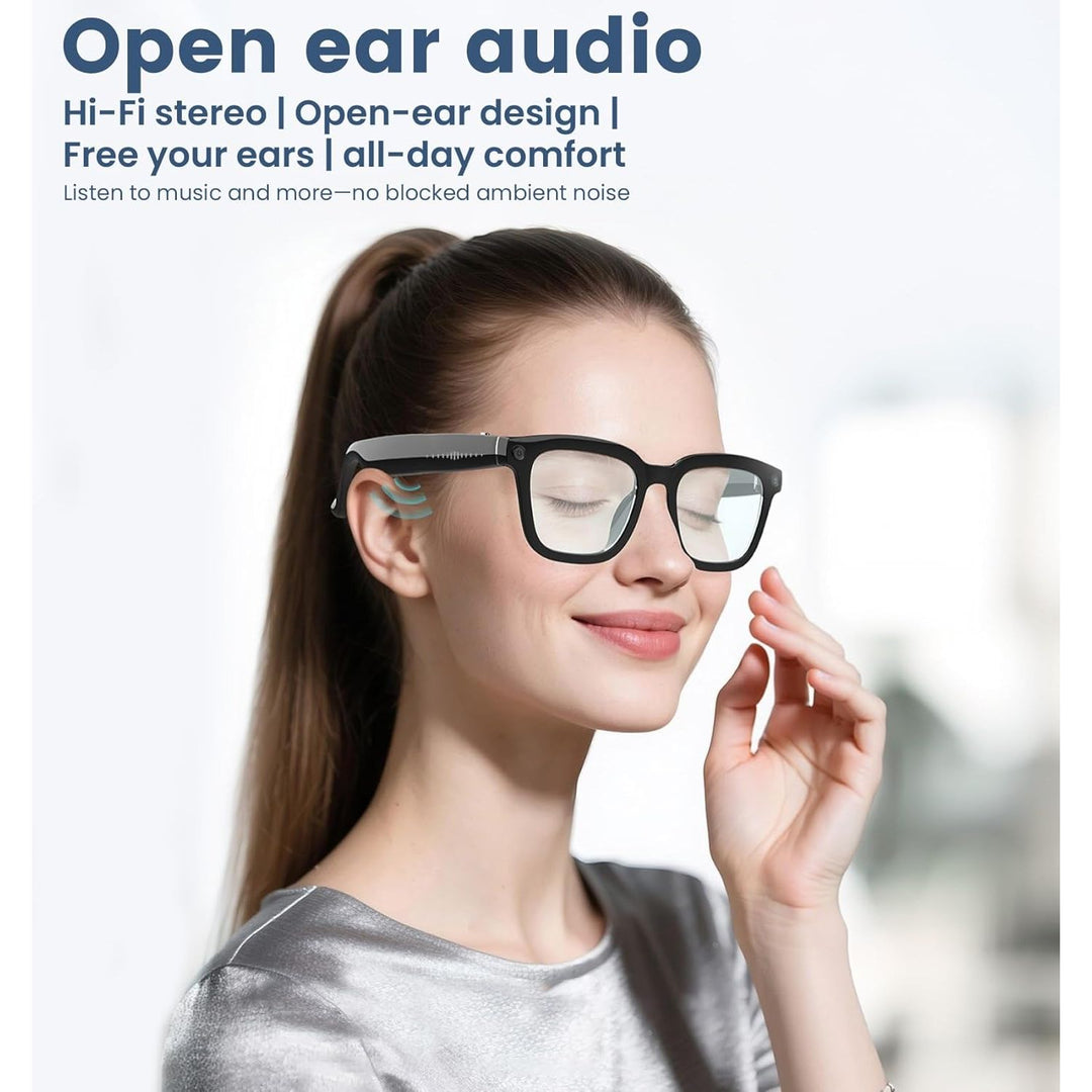 VisionMate 1080P: Smart Video Recording Glasses