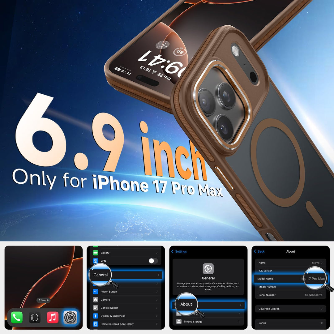 MagneFlex 3-in-1 iPhone 17 Pro Max Case - Red