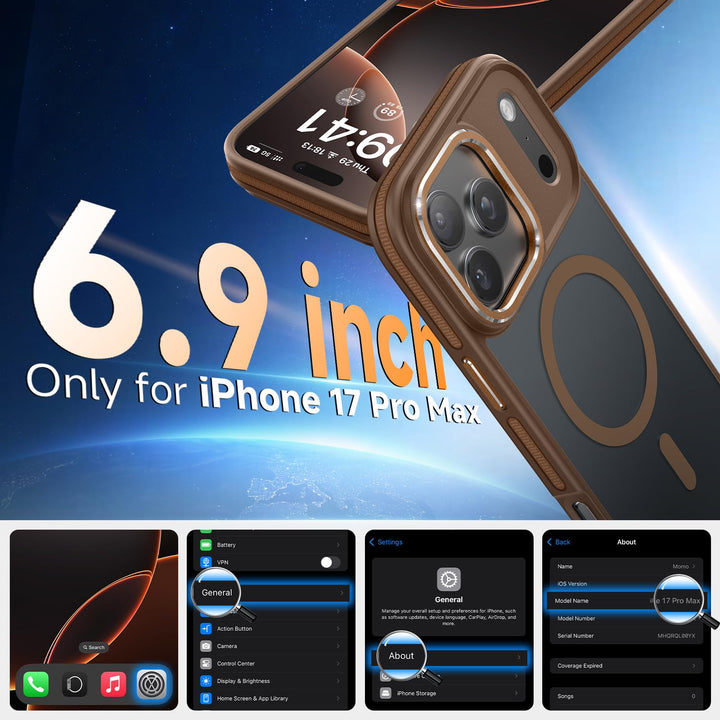 MagneFlex 3-in-1 iPhone 17 Pro Max Case - Red