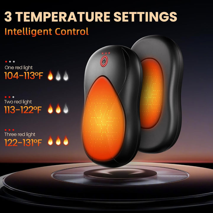 CozyGrip Rechargeable Hand Warmers - 2Pack