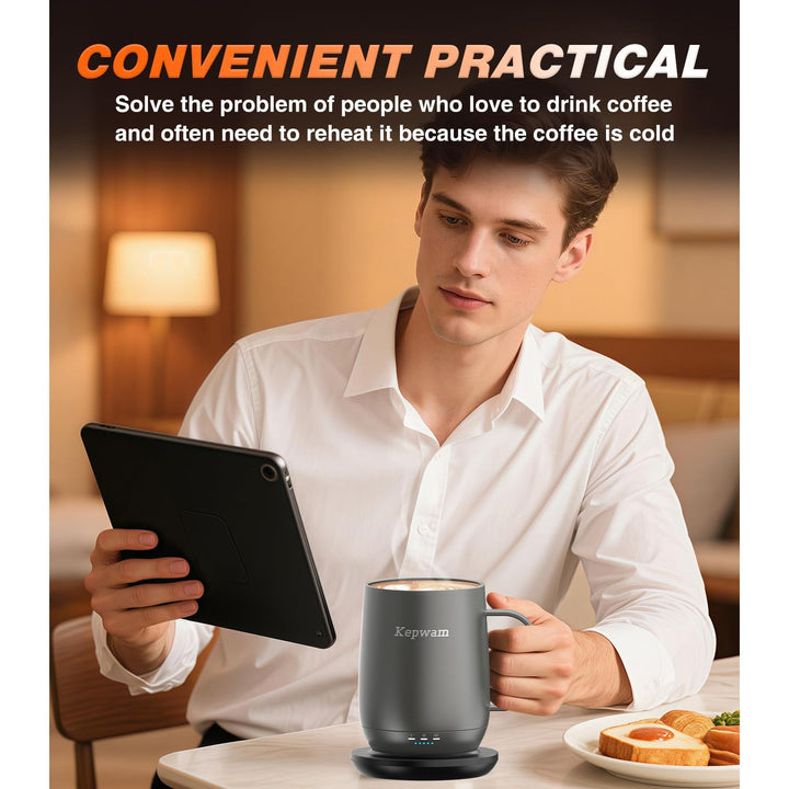 HeatMate 16oz Coffee Mug