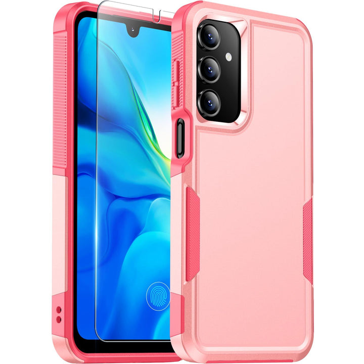 Red2Fire Designed for Samsung Galaxy A16 5G Case, [Military Grade Drop Protection] Non-Slip Heavy Duty Full Body Shockproof Protection Phone Case Galaxy A16 5G Case,Black - DOKUTRONIX