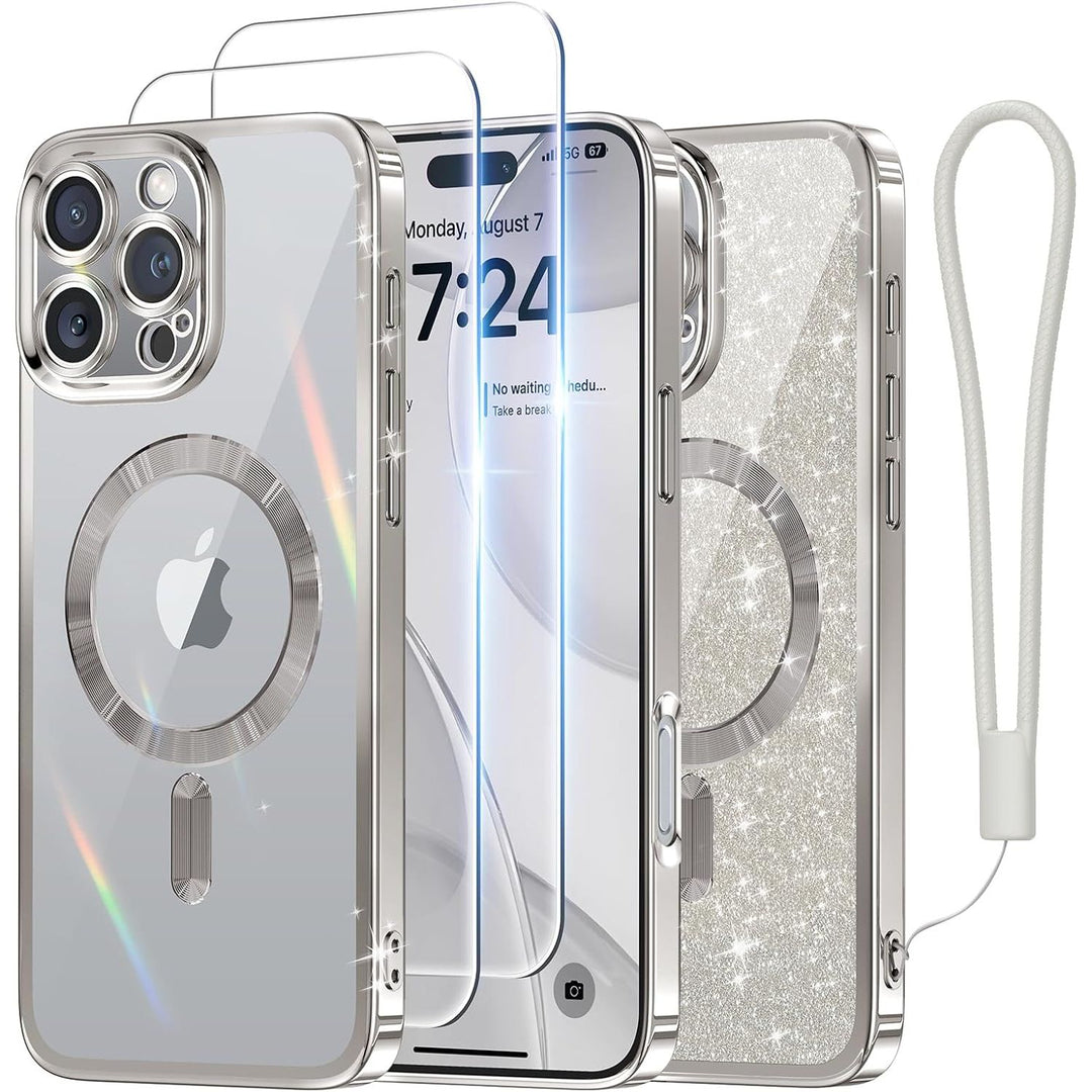 Cosmic Orange Glitter MagSafe Case for iPhone 17 Pro Max