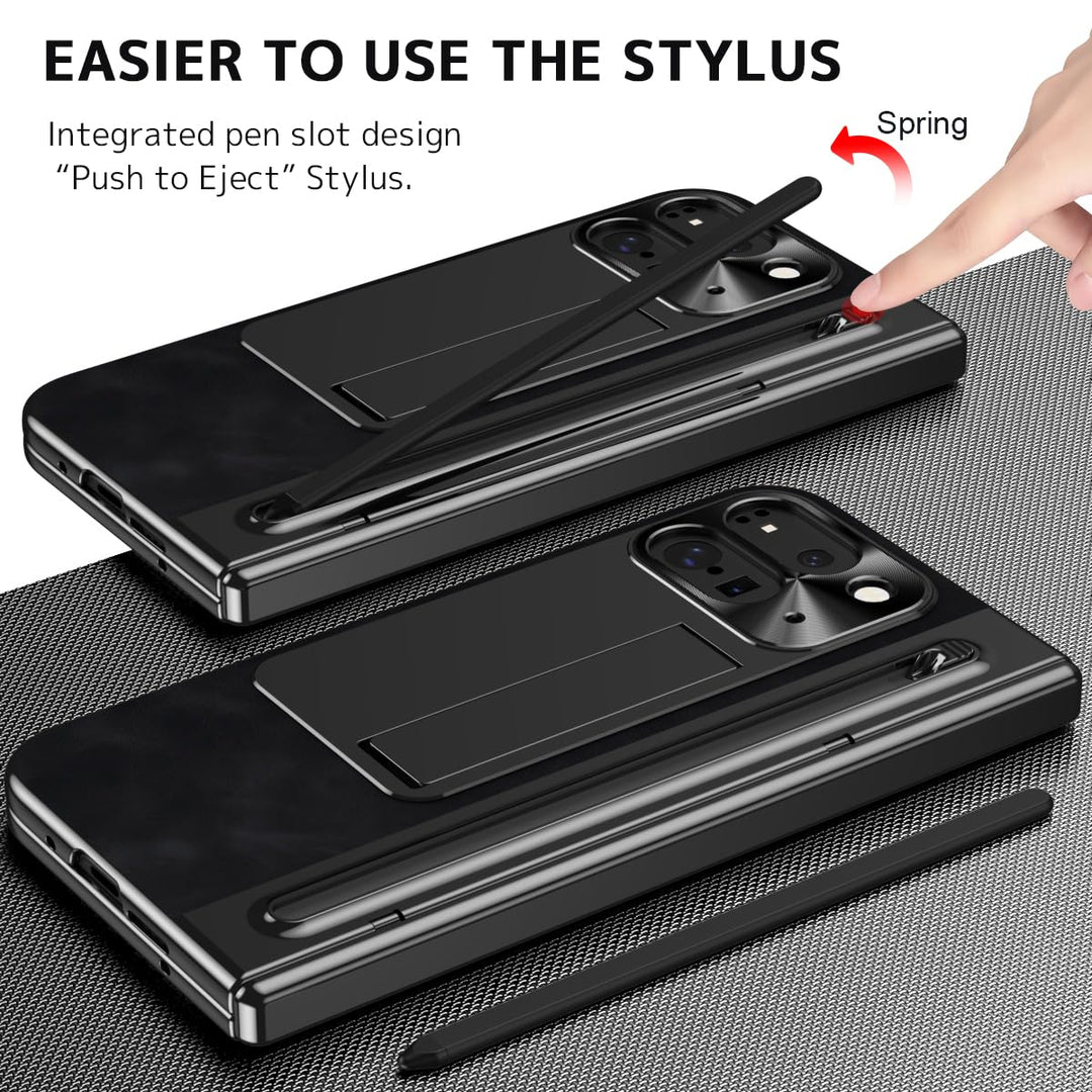 NINKI Fold Case for Pixel 10 Pro - Brown Elegance - DOKUTRONIX
