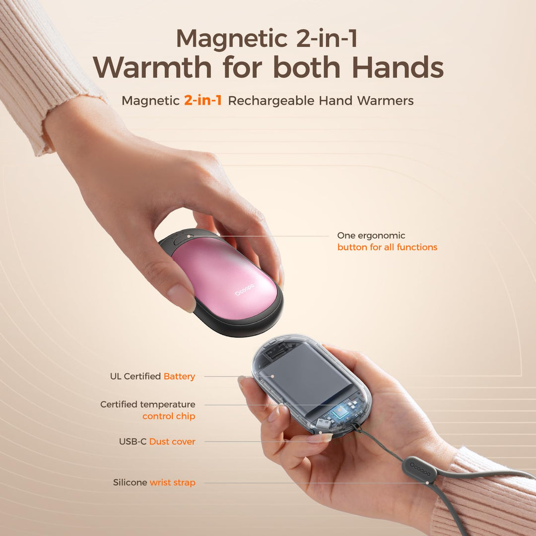 MagiHand Rechargeable Warmers - UL Certified