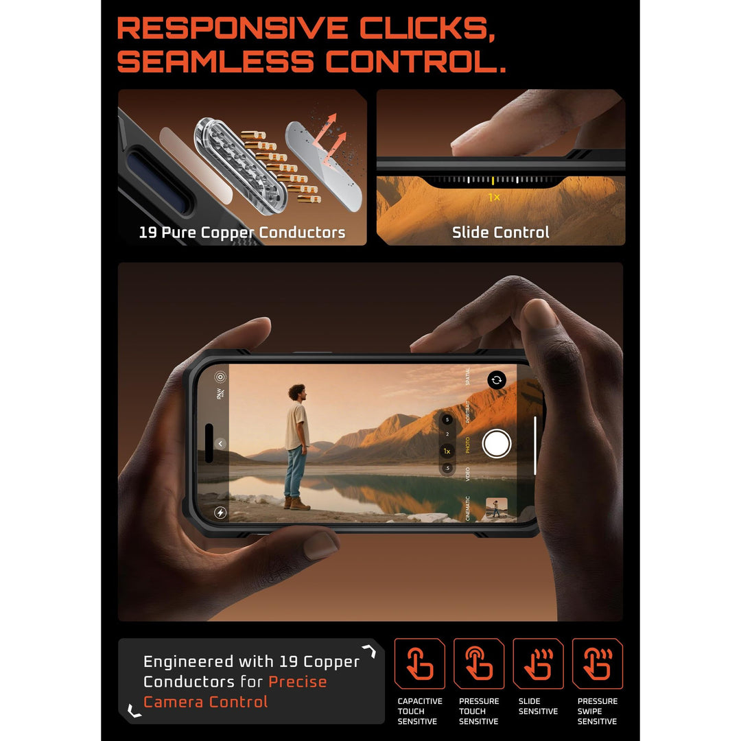 DesertGuard: MagSafe iPhone 17 Pro Max Case + Kickstand