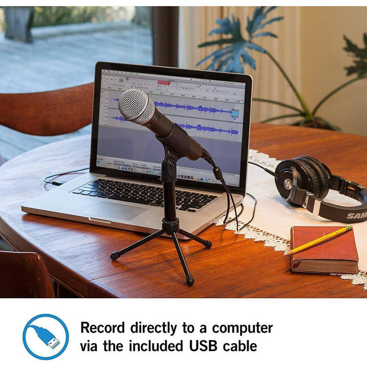 Q2U Silver Dynamic Mic Pack: USB & XLR Ready - DOKUTRONIX