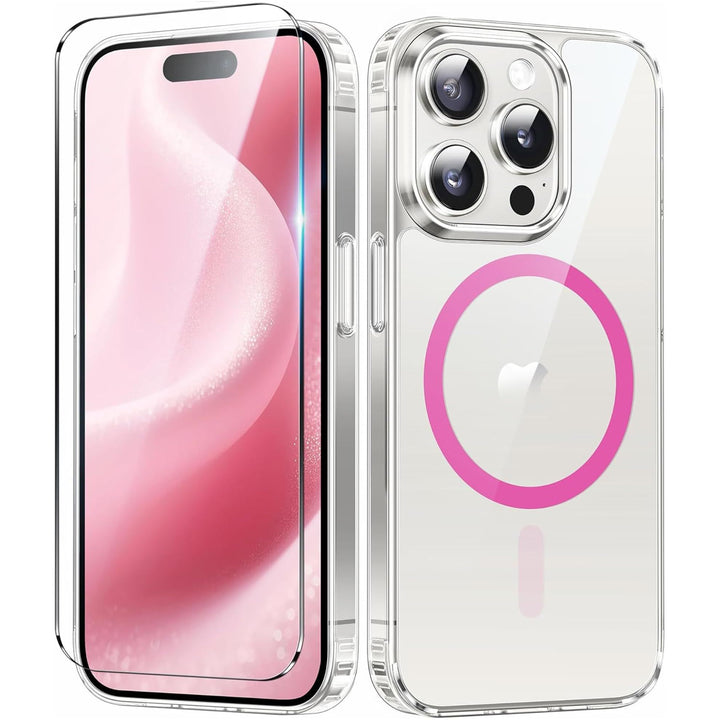 MaxGuard ClearShield: Magnetic Anti-Yellow iPhone Case