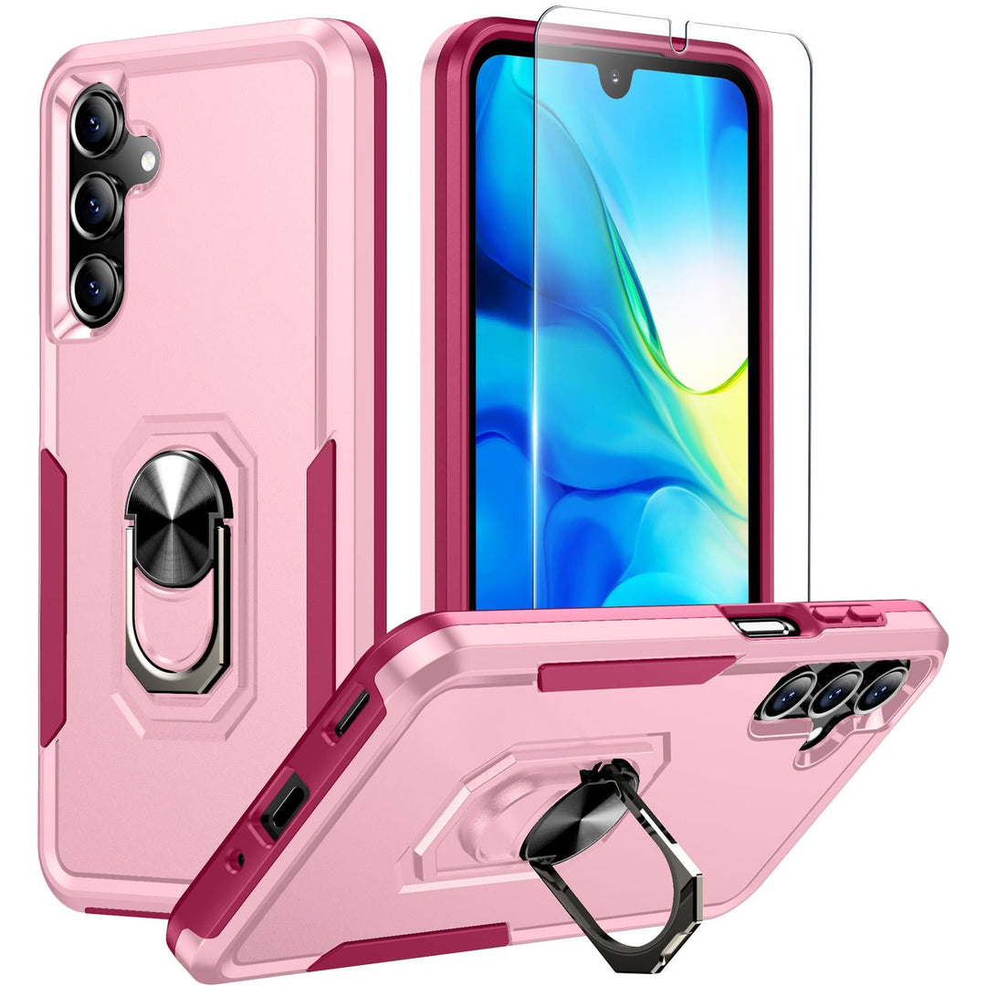 Red2Fire Designed for Samsung Galaxy A16 5G Case, [Military Grade Drop Protection] Non-Slip Heavy Duty Full Body Shockproof Protection Phone Case Galaxy A16 5G Case,Black - DOKUTRONIX