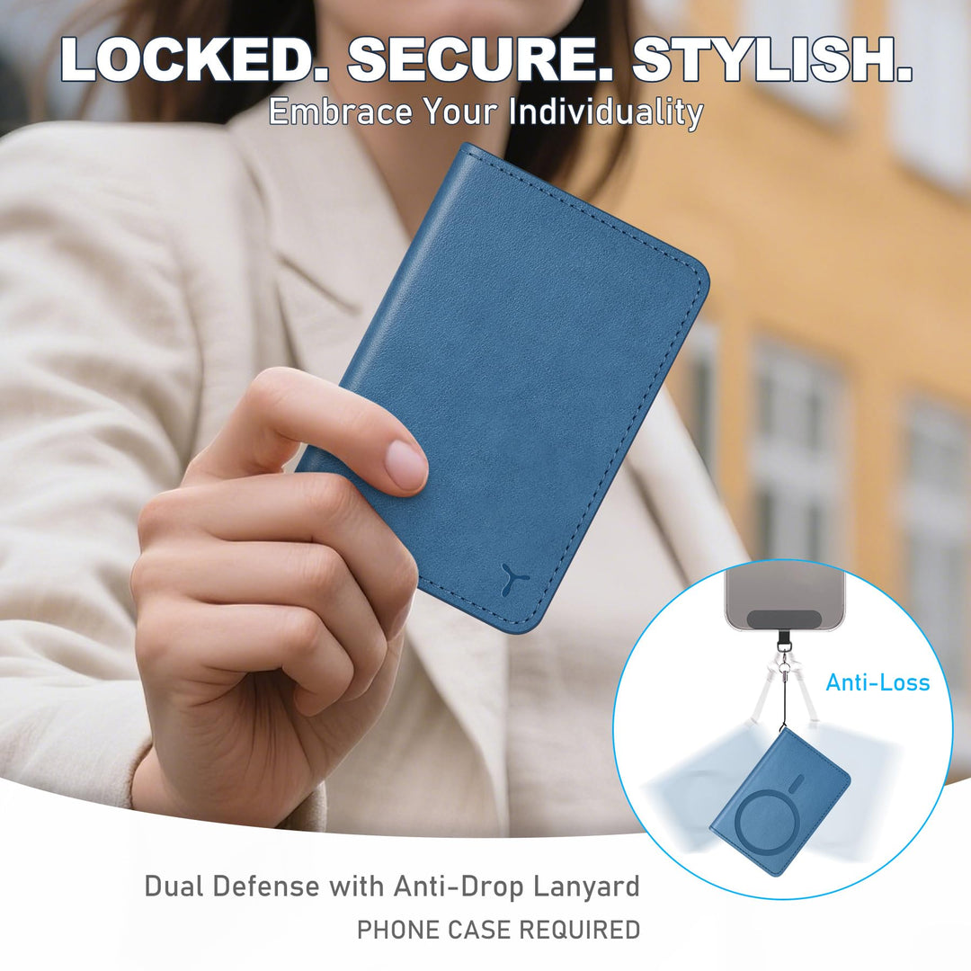 Magsafe PU Wallet - RFID, 6 Slots, Clear ID - DOKUTRONIX