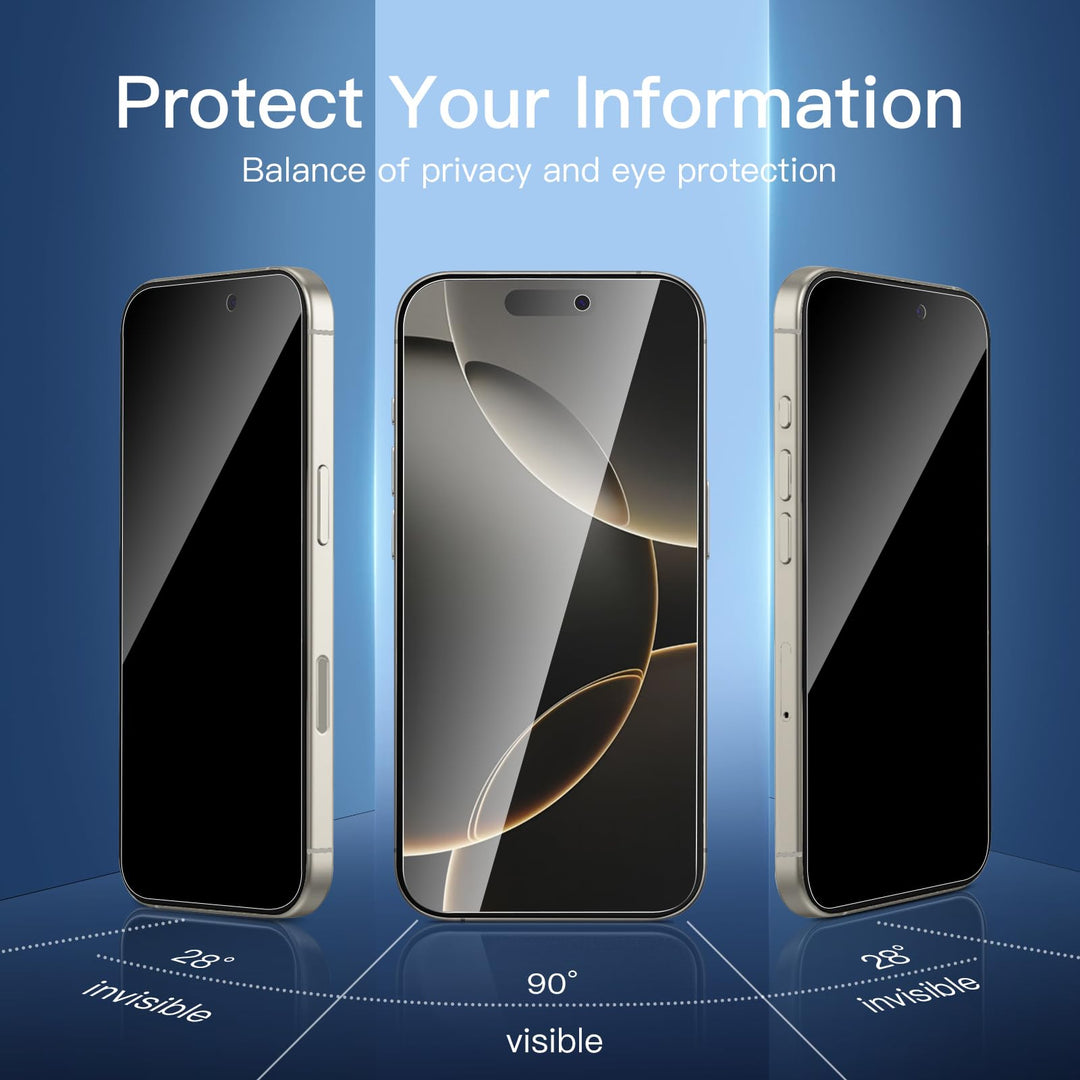 NEW'C Triple Shield: iPhone 16 Pro Protection Kit