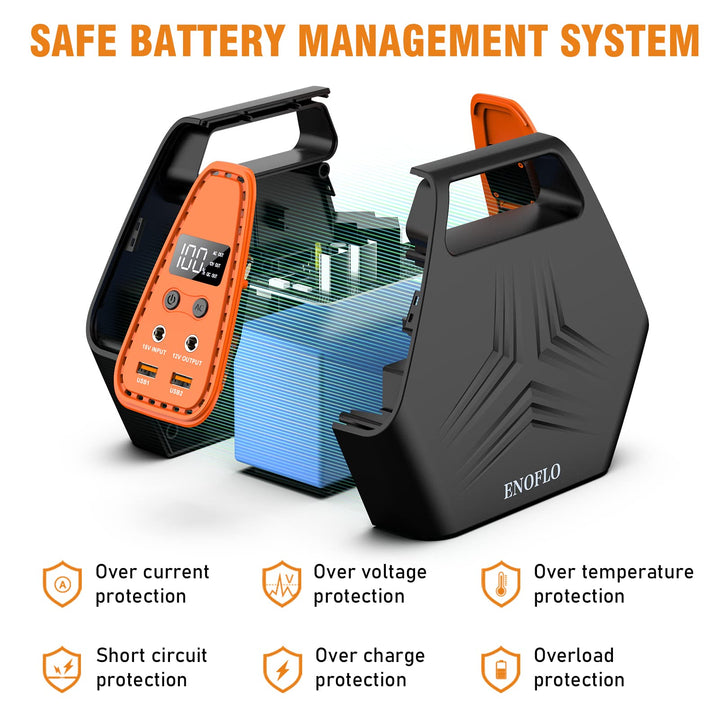 “SolarGo 97: Portable Power Hub for Adventure”