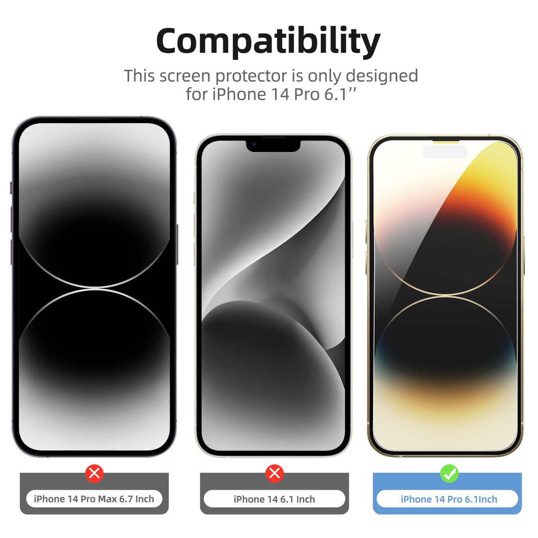 NEW'C Triple Shield: iPhone 16 Pro Protection Kit