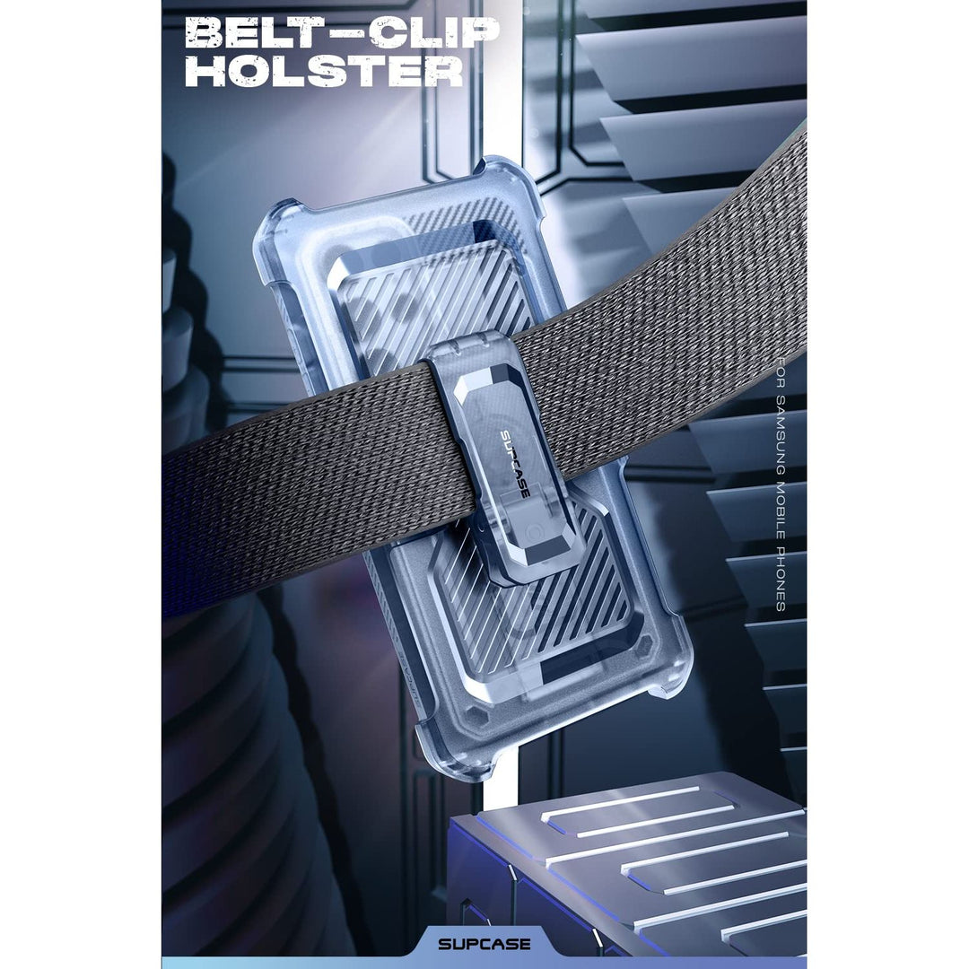 SUPCASE for Samsung Galaxy S23 Ultra Case with Stand, [Unicorn Beetle Pro] [2 Front Frames] [Built-in Screen Protector & Belt-Clip] Military-Grade Protection Phone Case for Galaxy S23 Ultra, Black - DOKUTRONIX