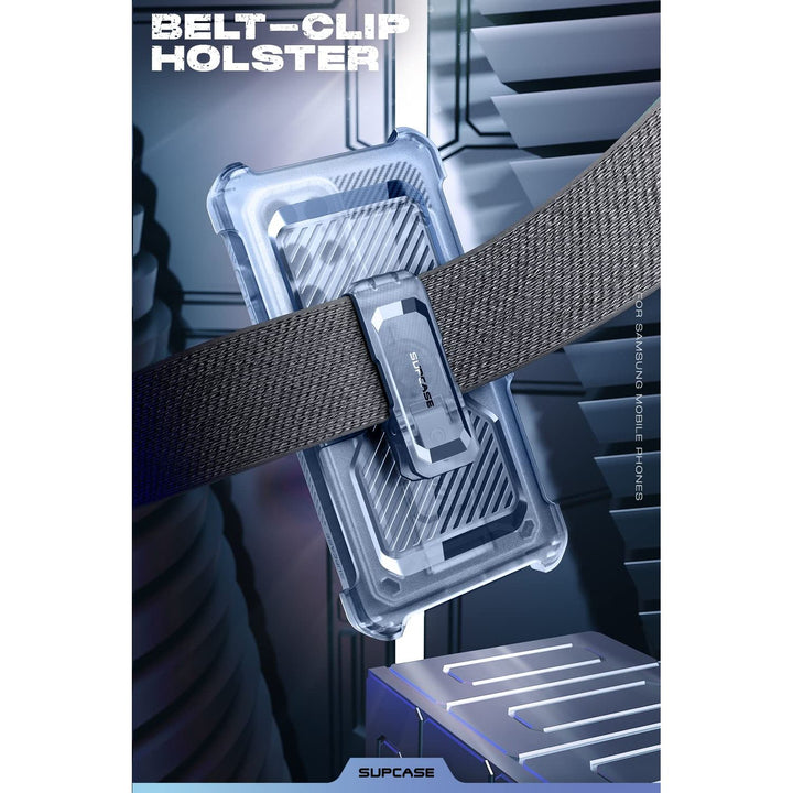 SUPCASE for Samsung Galaxy S23 Ultra Case with Stand, [Unicorn Beetle Pro] [2 Front Frames] [Built-in Screen Protector & Belt-Clip] Military-Grade Protection Phone Case for Galaxy S23 Ultra, Black - DOKUTRONIX