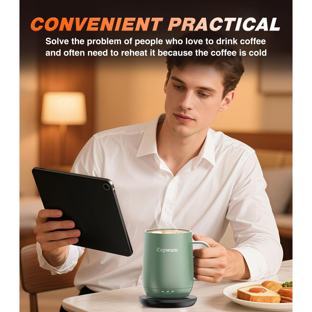 HeatMate 16oz Coffee Mug