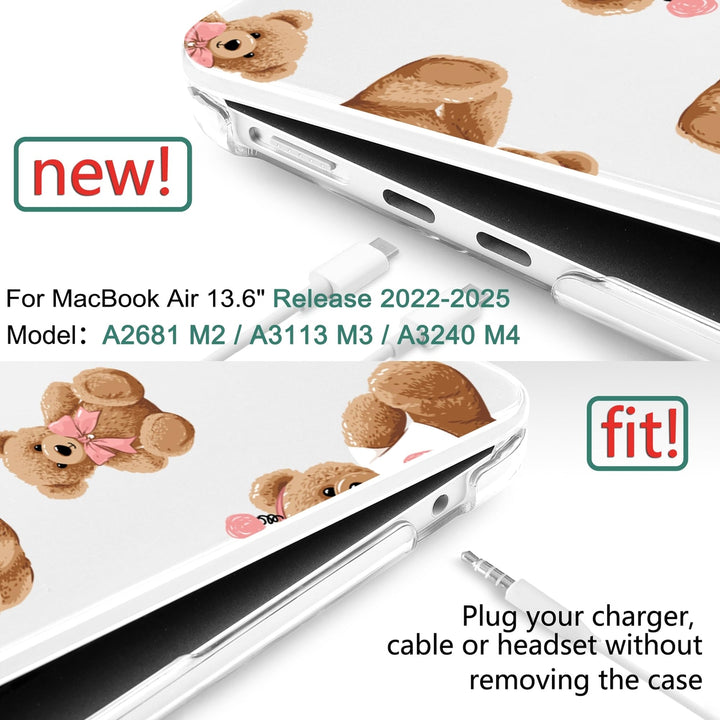 DONGKE Bows & Stars MacBook Air Hard Shell Case