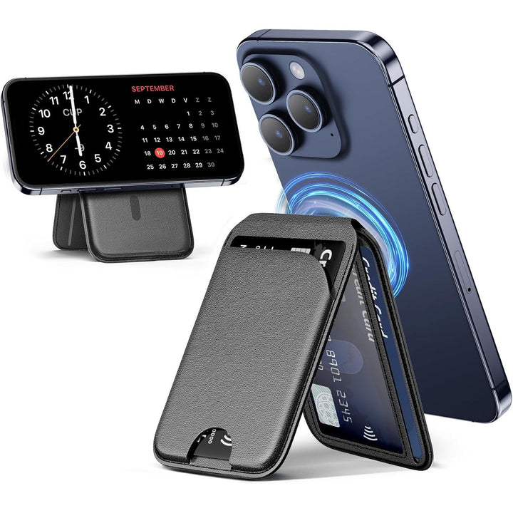 Mag-Leather Wallet for iPhone - DOKUTRONIX